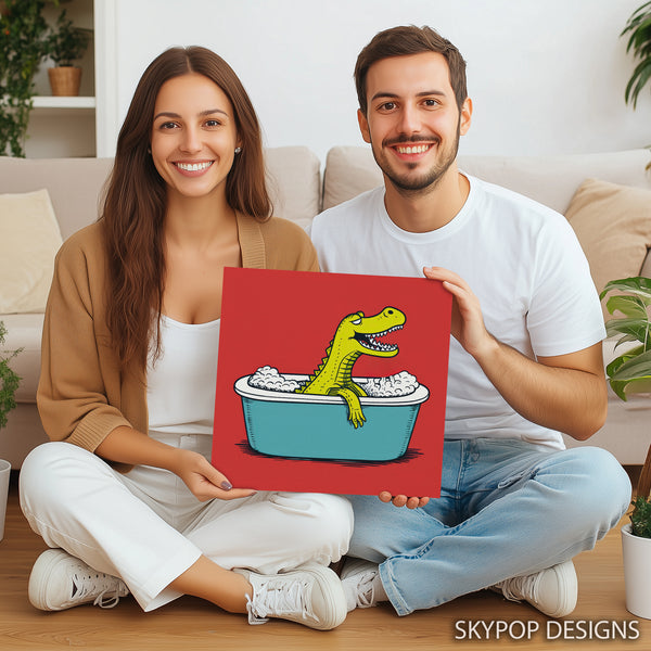 Crocodile Bath Art - View 9
