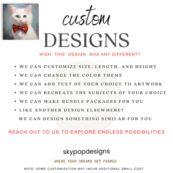 Dapper White Cat Art - View 10