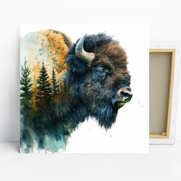 Bison Wilderness Art