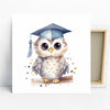 Owl Graduation Art