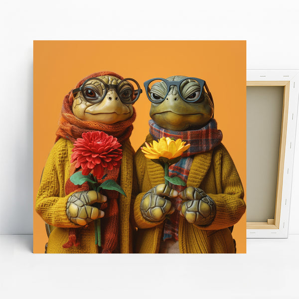 Turtle Couple Art