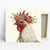 Rooster Floral Crown Art