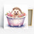 Hedgehog Bathtub Art