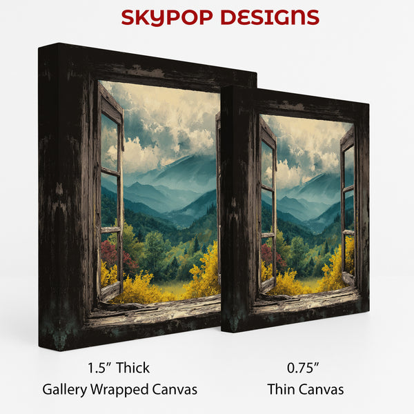 Mountain Window View Art - View 2