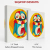 Geometric Owl Art - View 2