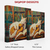 Cat Playing Guitar Art - View 2