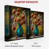 Vibrant Floral Arrangement Art - View 2