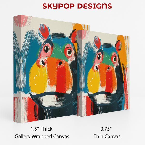 Hippopotamus Art - View 2