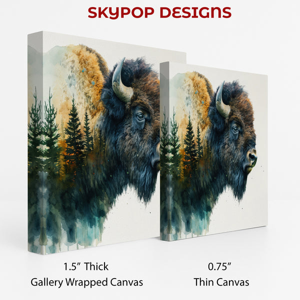 Bison Wilderness Art - View 2