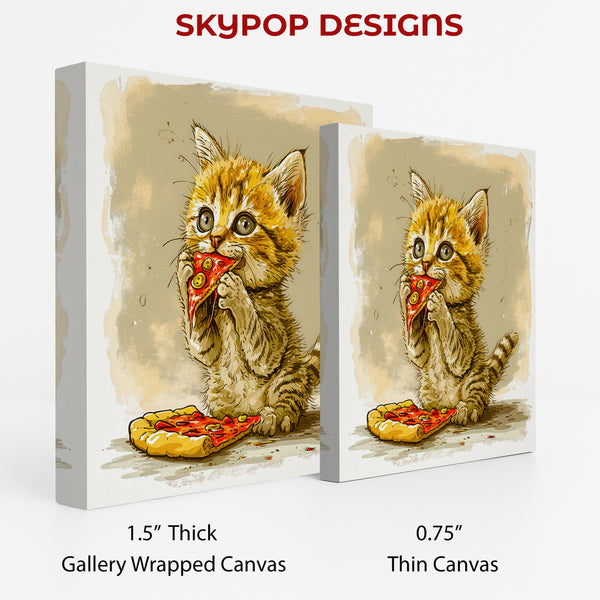 Kitten Pizza Art - View 2