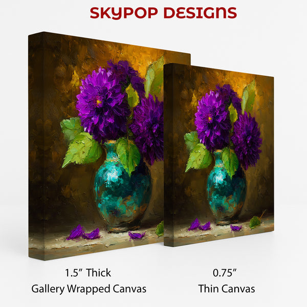 Dahlia Bouquet Art - View 2