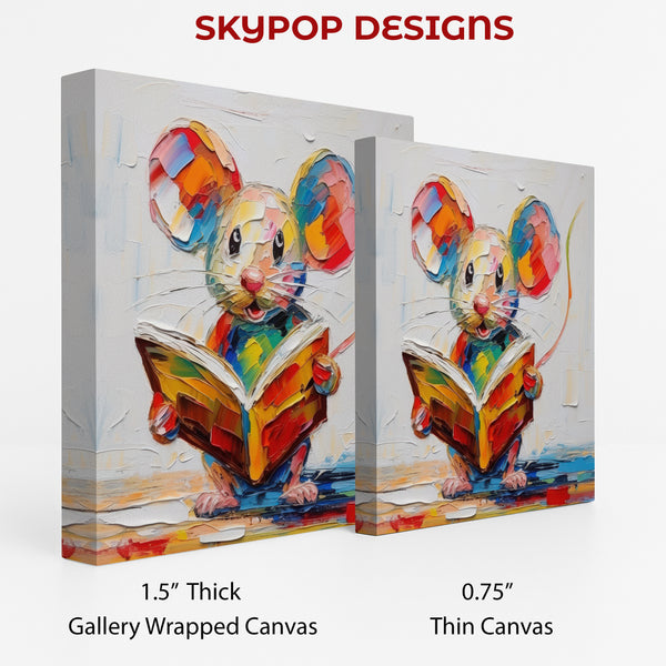 Mouse Reading Art - View 2