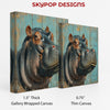 Hippopotamus Art - View 2