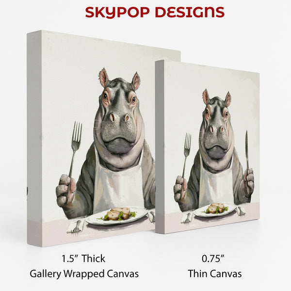 Hippopotamus Art - View 2