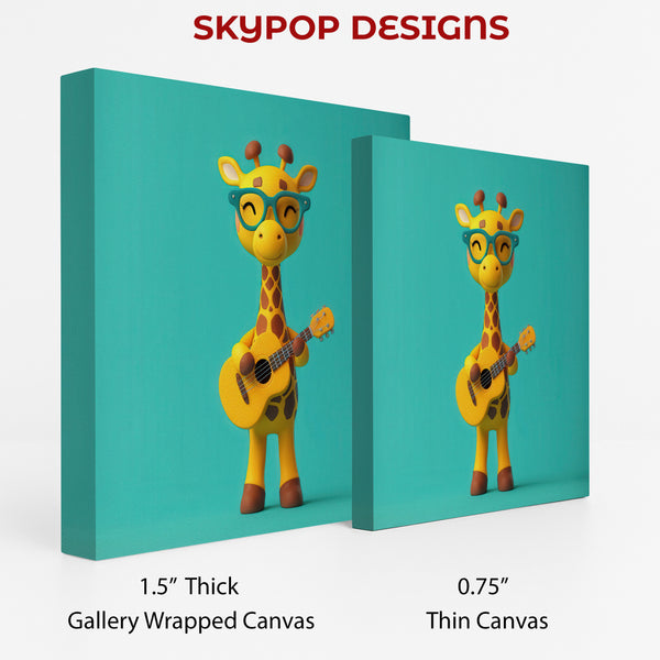 Giraffe Music Art - View 2