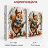 Squirrel Guitar Art - View 2