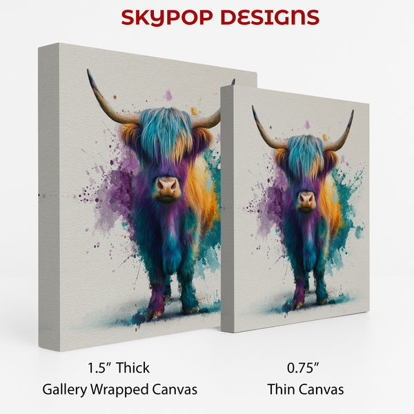 Highland Cow Art - View 2