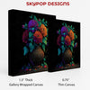 Vibrant Floral Vase Art - View 2