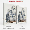 Owl Family Art - View 2
