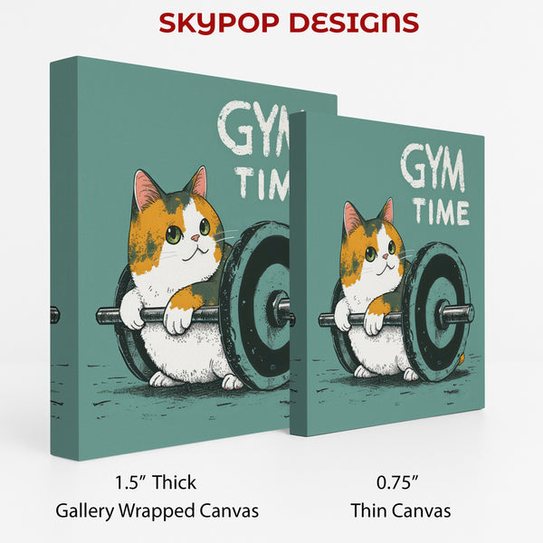 Cat Gym Time Art - View 2