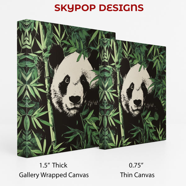 Panda Bamboo Forest Art - View 2