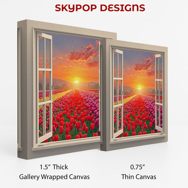 Tulip Field Art - View 2