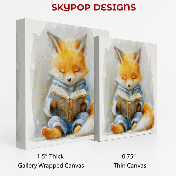 Fox Reading Art - View 2