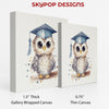 Owl Graduation Art - View 2