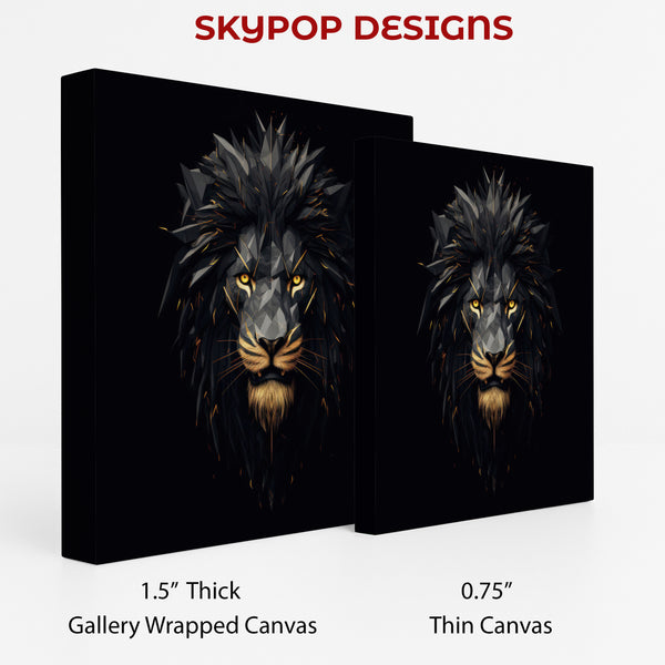 Lion Head Art - View 2