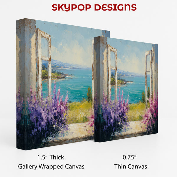 Open Window Ocean View Art - View 2