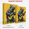 Hippopotamus Art - View 2