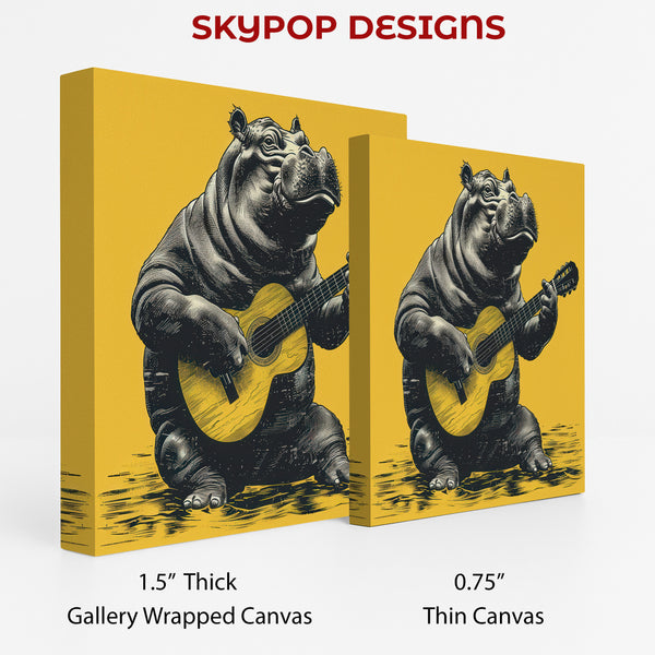 Hippopotamus Art - View 2