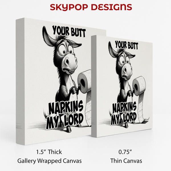 Donkey And Toilet Paper Art - View 2