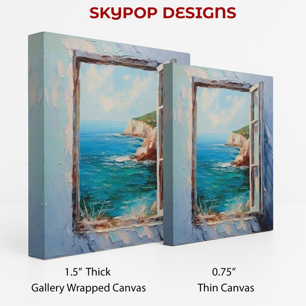 Coastal Window View Art - View 2
