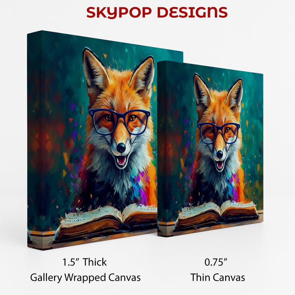 Fox Reading Art - View 2