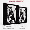 Rock Star Cat Guitar Art - View 2