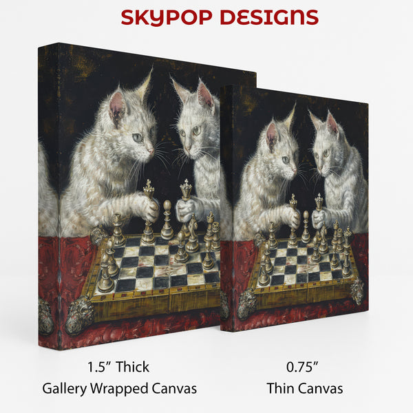 Cat Chess Art - View 2