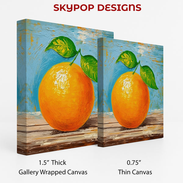Orange Citrus Art - View 2