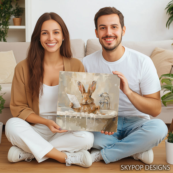 Bunny Bath Art - View 3
