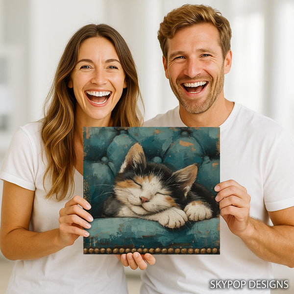 Calico Cat Art - View 3