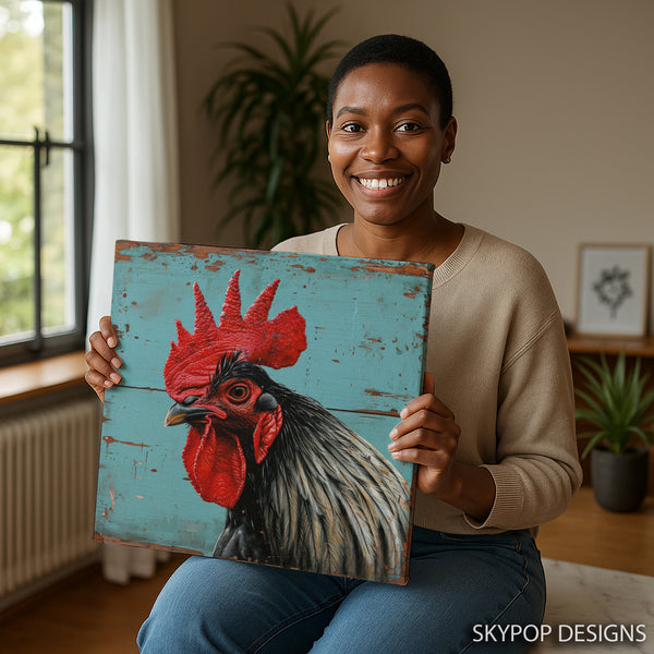 Rooster Art - View 3