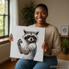 Raccoon Art - View 3
