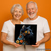 Floral Cat Art - View 3