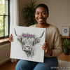 Highland Cow Art - View 3
