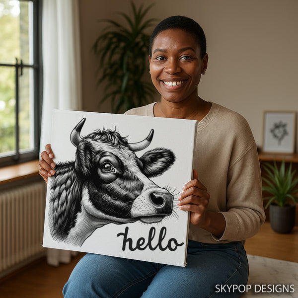 Highland Cow Art - View 3