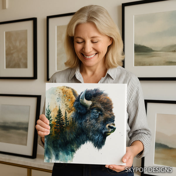 Bison Wilderness Art - View 3