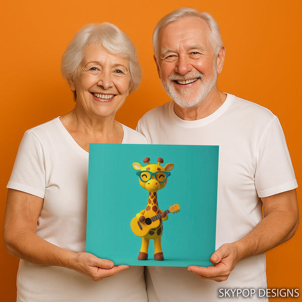 Giraffe Music Art - View 3