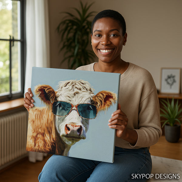 Highland Cow Art - View 3