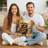 Raccoon Guitar Art - View 3
