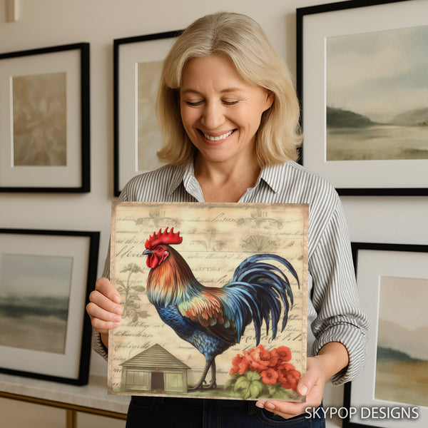 Rooster Art - View 3